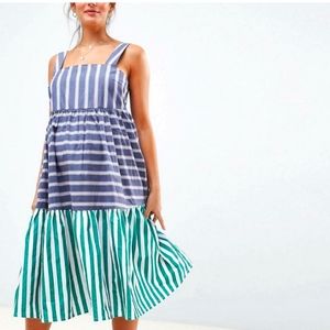 Asos Maternity Size 16 Striped Dress